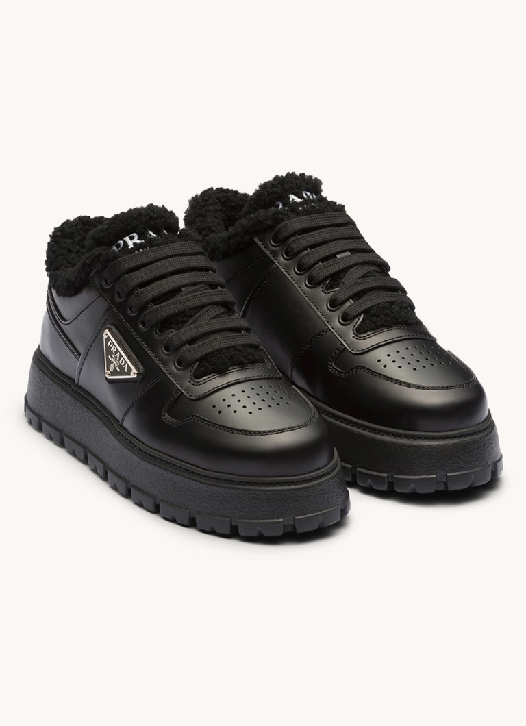 Prada kožne tenisice s logotipom