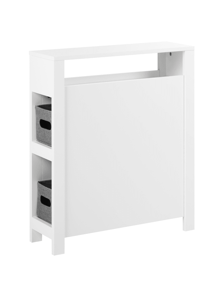 Beliani Badezimmerschrank CACHI in Weiß/Grau - (W) 20 x (H) 70 x (L) 60 cm günstig kaufen onesize