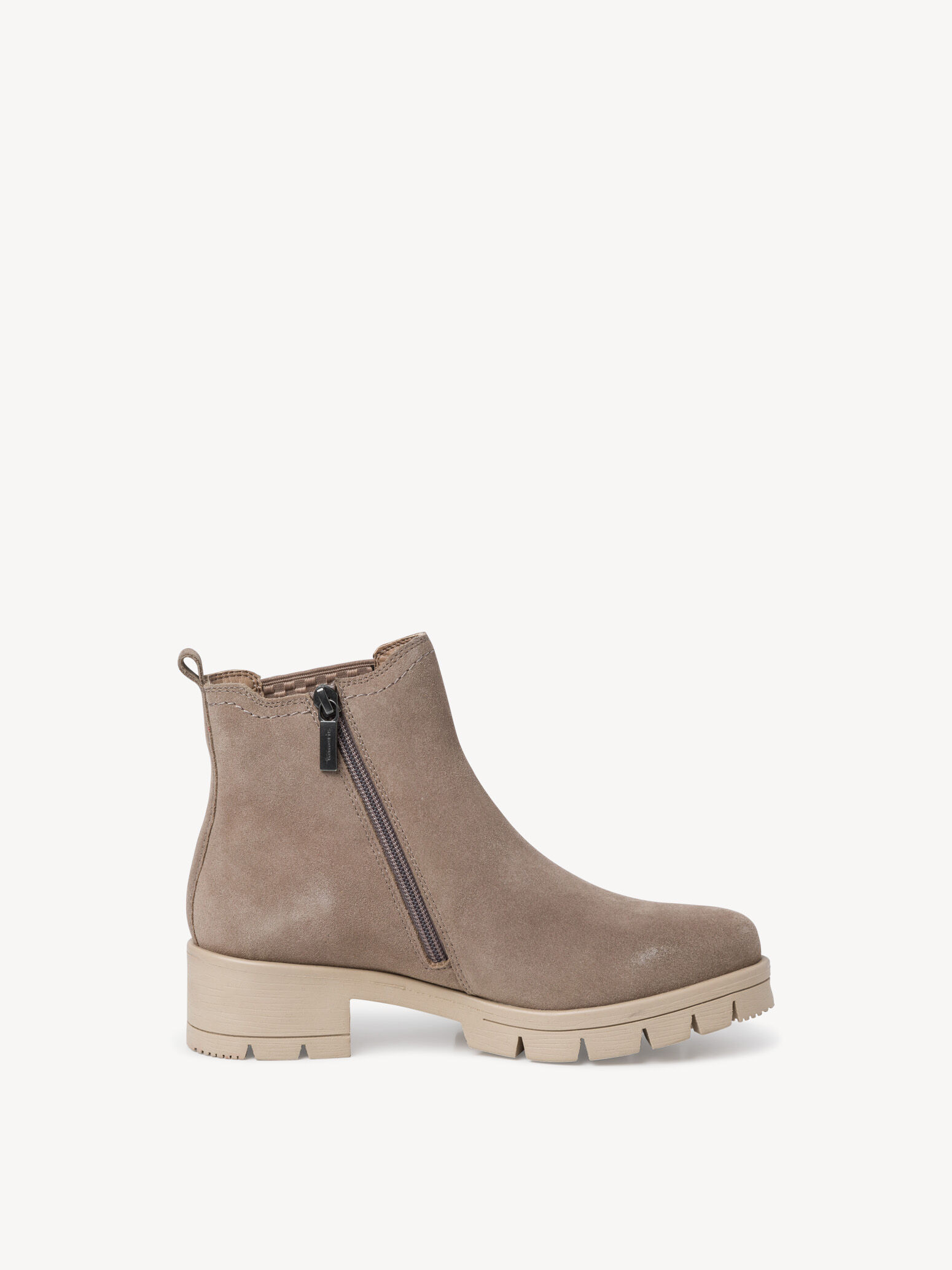 Bottine Chelsea en cuir - marron