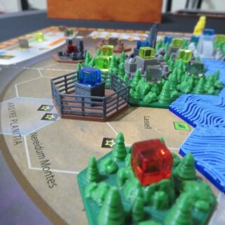 Brown Special Tiles for Terraforming Mars - 10 Pieces