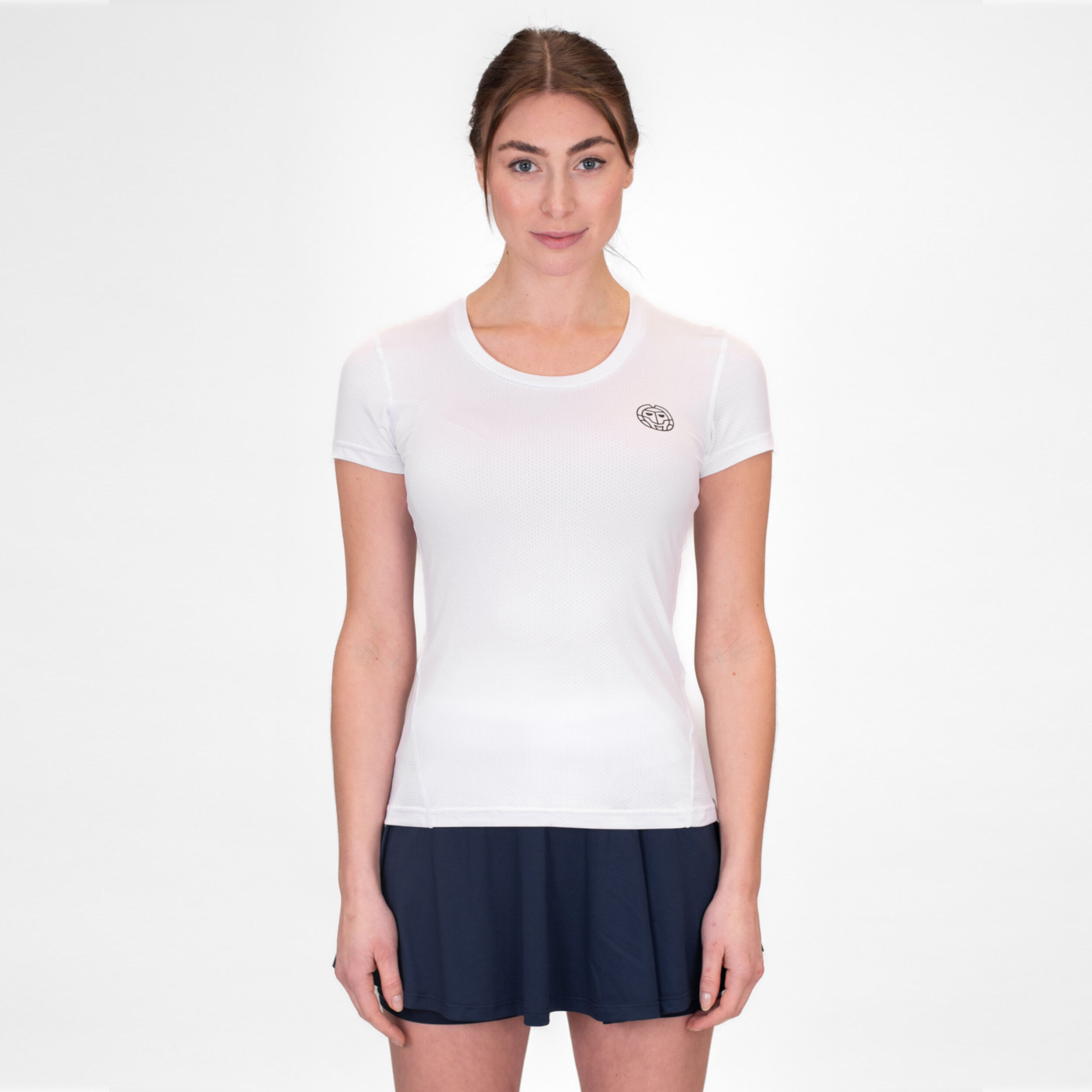 Crew T-Shirt Damen - Weiß