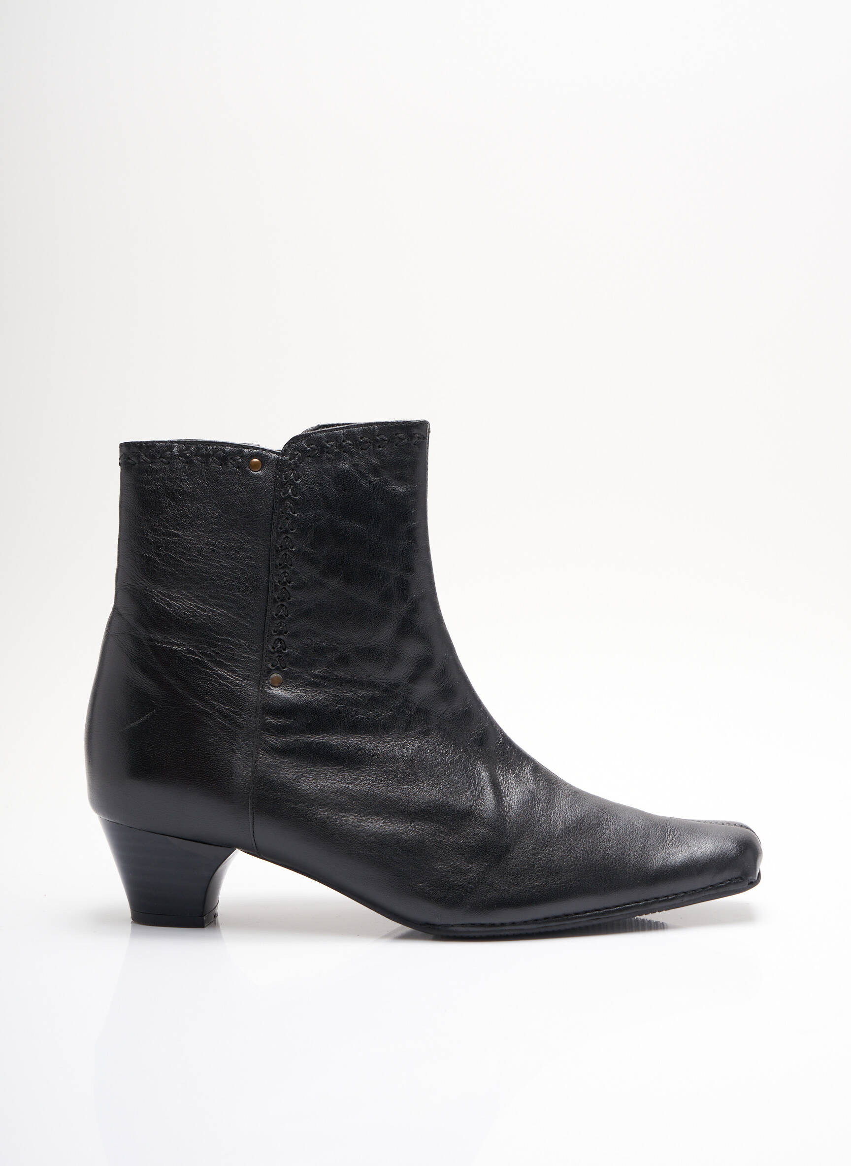 Perle De Charme Bottines Femme couleur noir