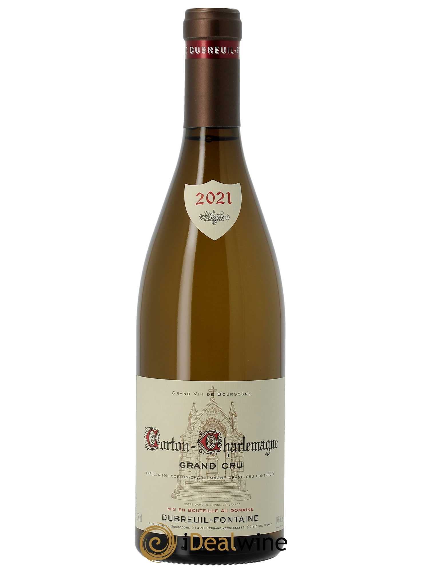 Corton Charlemagne Grand Cru Domaine Dubreuil Fontaine  2021 - Lot de 1 Bouteille