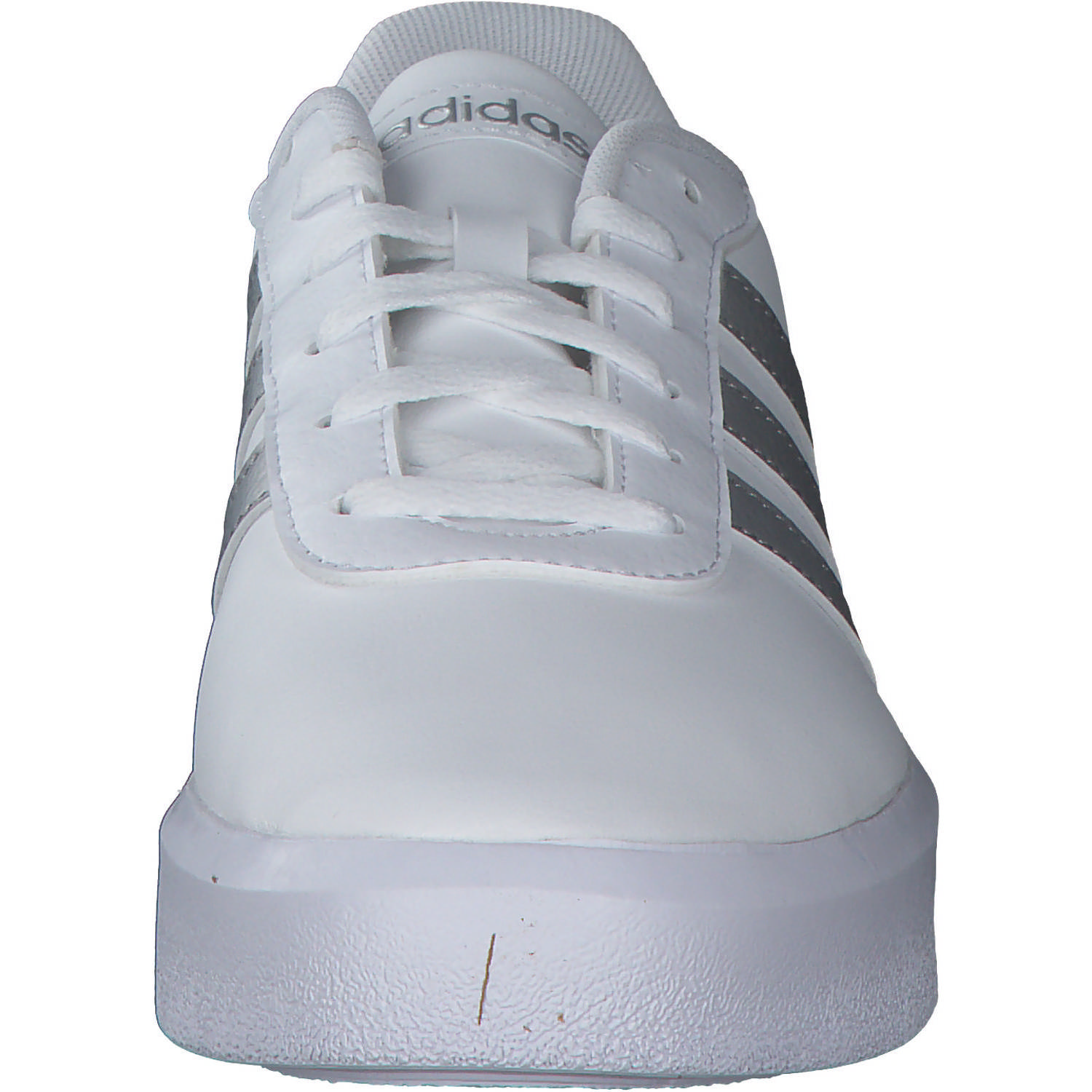 Adidas Core Court Platform, Sneakers Low, Damen, weiß silber