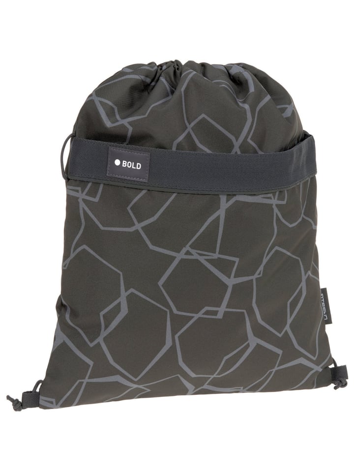 Bold School String Bag Edges grey in grau günstig kaufen onesize