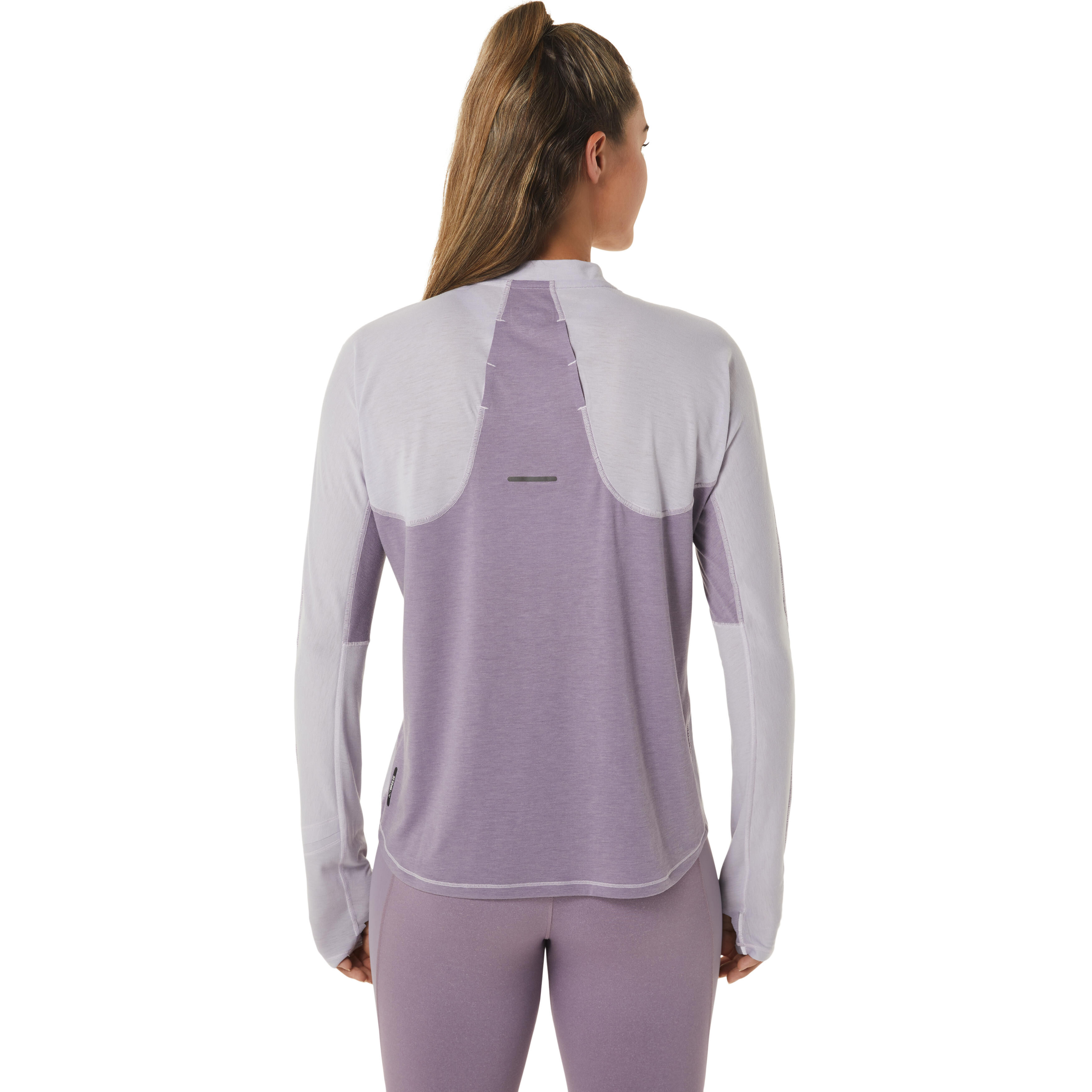 Metarun Half-Zip Lauftop Damen - Flieder, Lila
