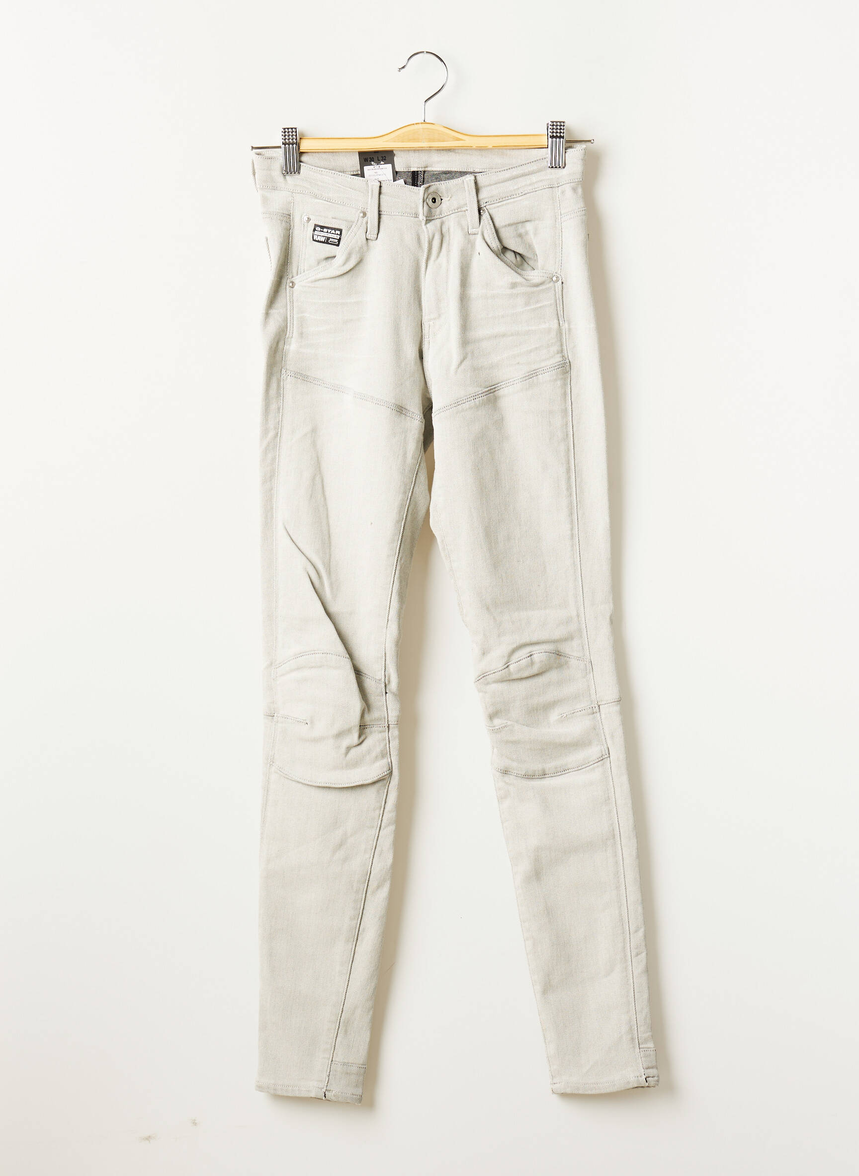 G Star Jeans Skinny Femme couleur gris