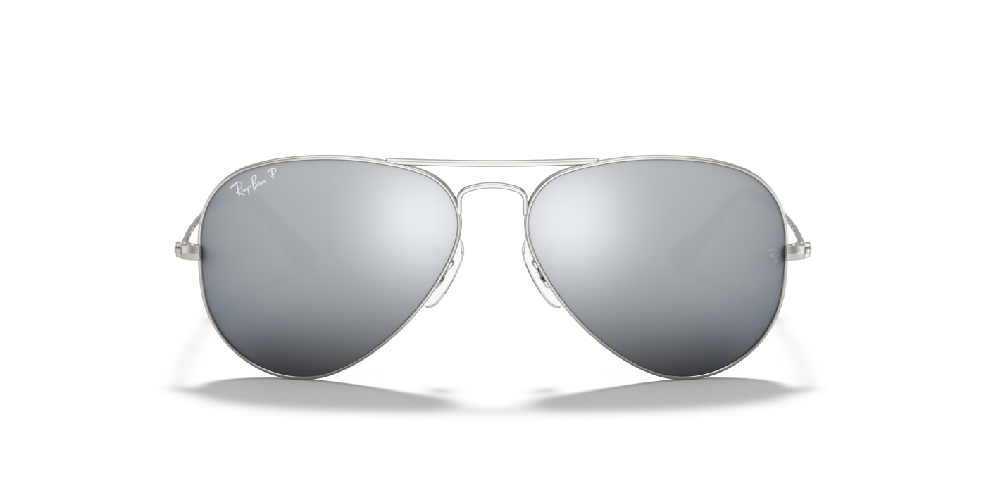 OGLINDA AVIATOR - Gri argintiu mat