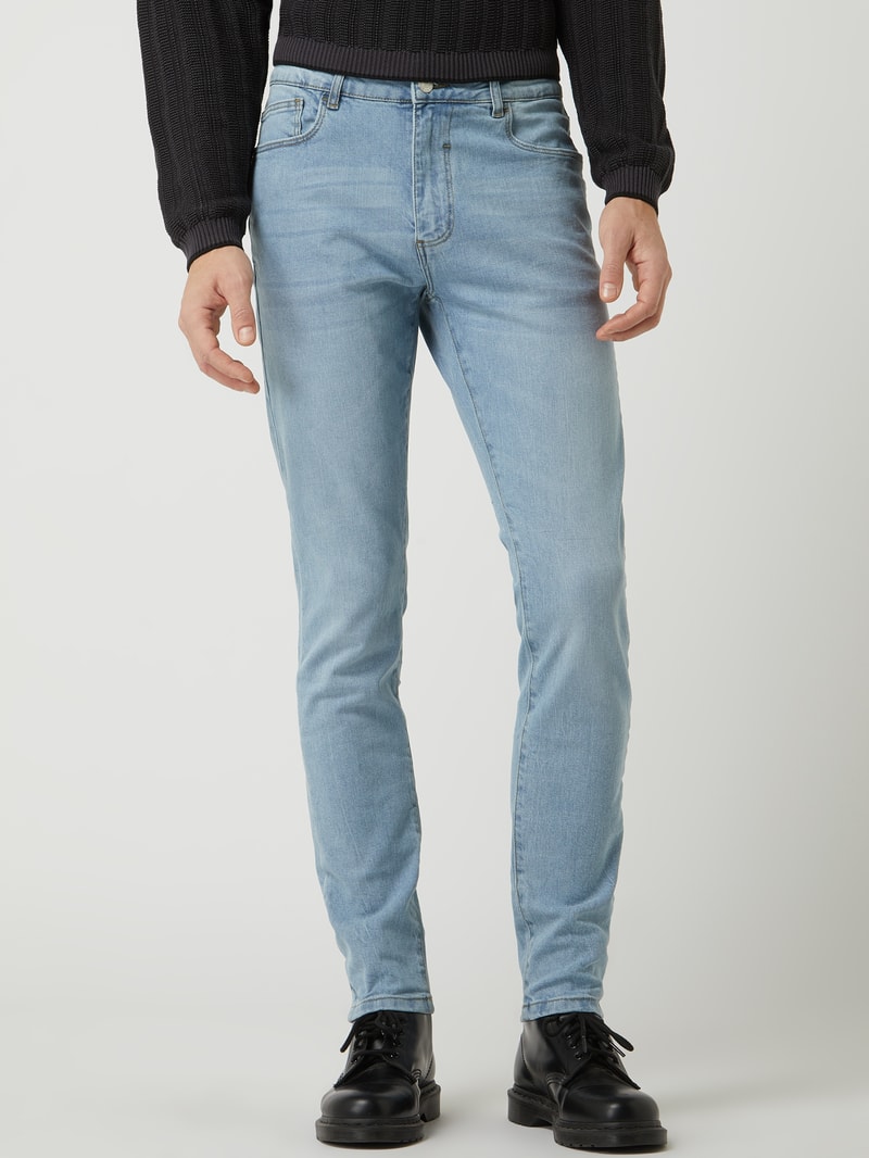 Skinny Mom Fit Jeans mit Stretch-Anteil in hellblau