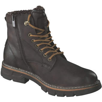 Tom Tailor Schnür Boots in braun