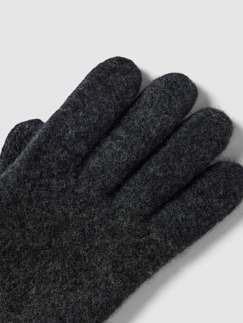 Handschuhe mit Applikation Modell 'WALKHANDSCHUH' in anthrazit