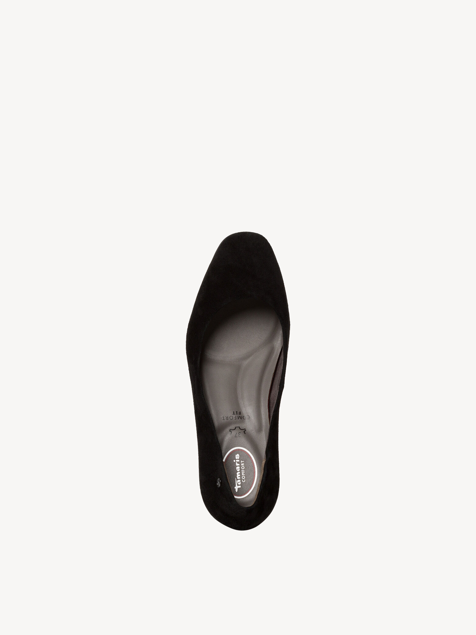 Escarpin en cuir - noir