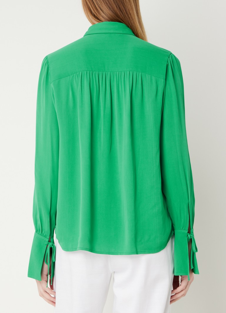 French Connection  Cecile blouse met trompetmouw
