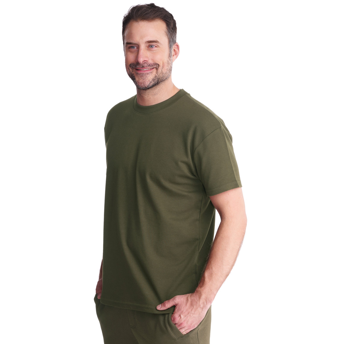 Herren T-Shirt unifarben