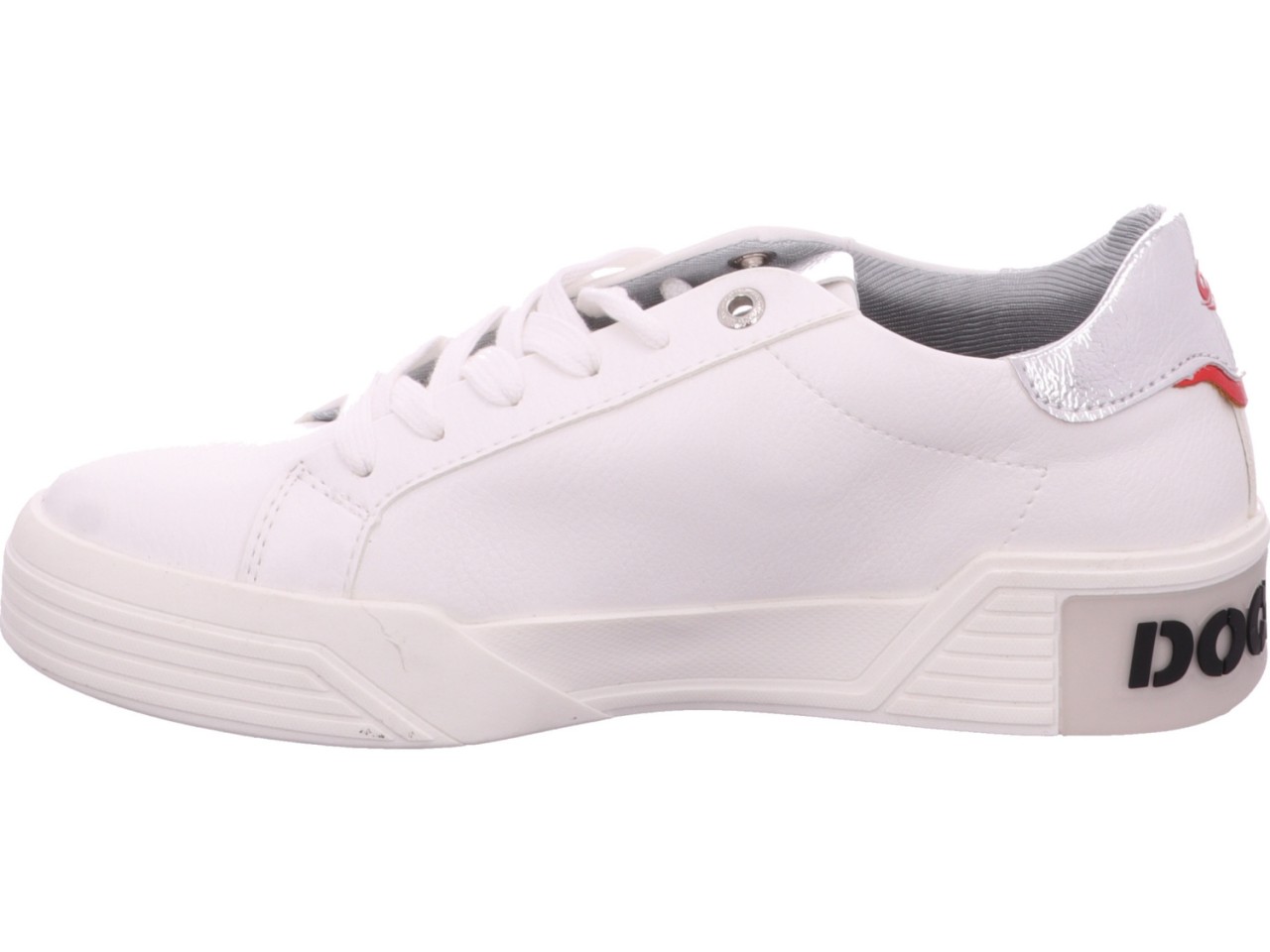 DOCKERS Freizeit Schnürer weiss