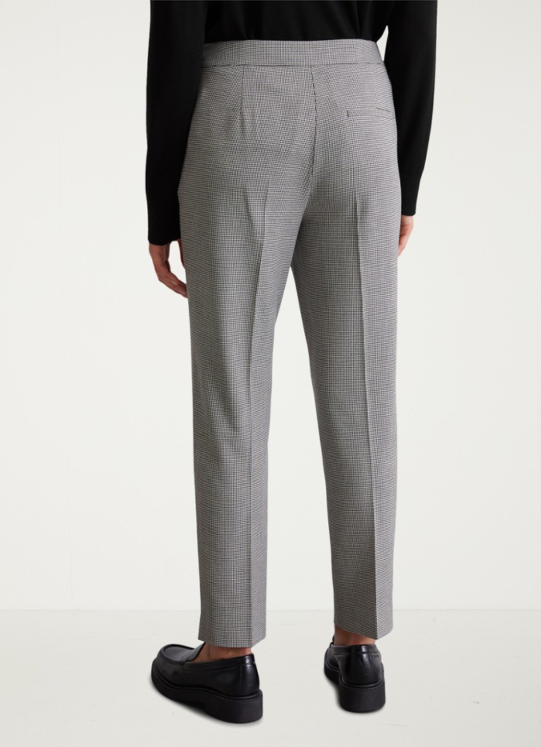Pantaloni slim fit de la Marc O'Polo, cu imprimeu picior de câine și buzunare laterale.