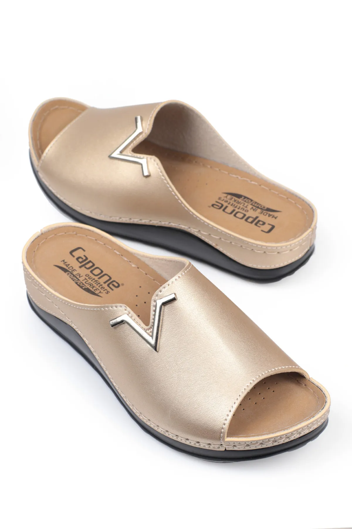 Capone Outfitters  107012 Anatomische Komfort-Hausschuhe für Damen