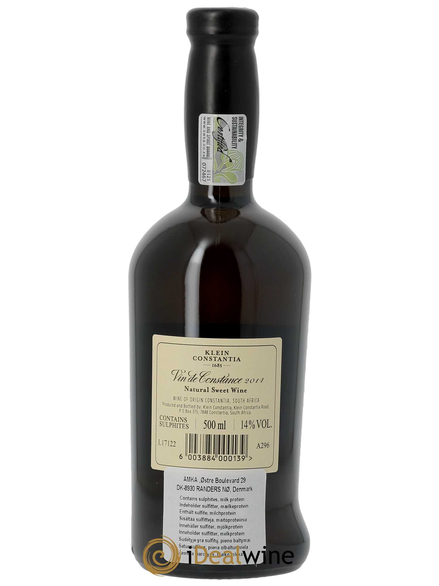 Vin de Constance Klein Constantia L. Jooste (50cl) 2014 - Lot de 1 Bouteille
