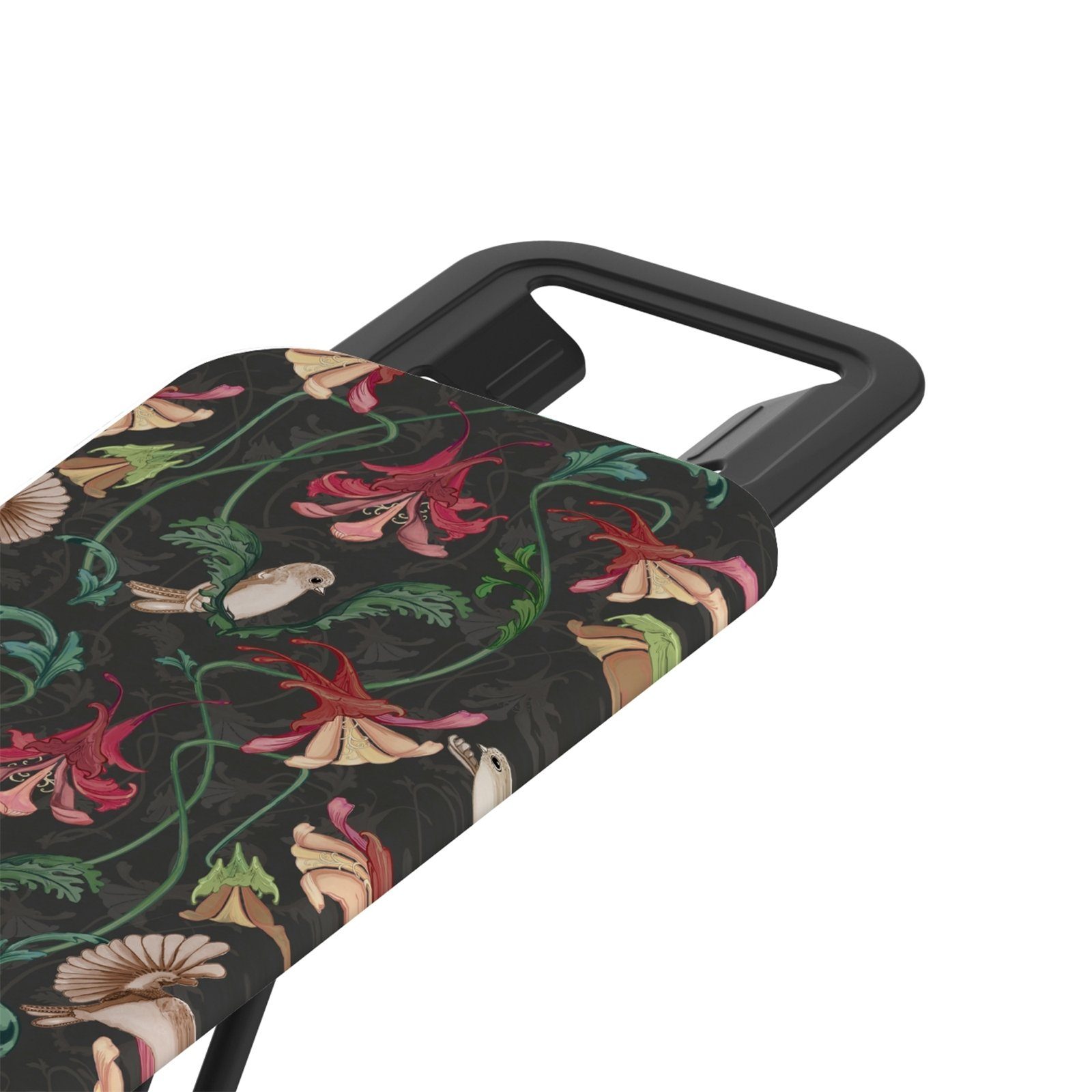 HTI-Living Bügelbrett Bügelbrett Birte Schwarz, Bügelfläche 108x32 cm, 100% Baumwolle