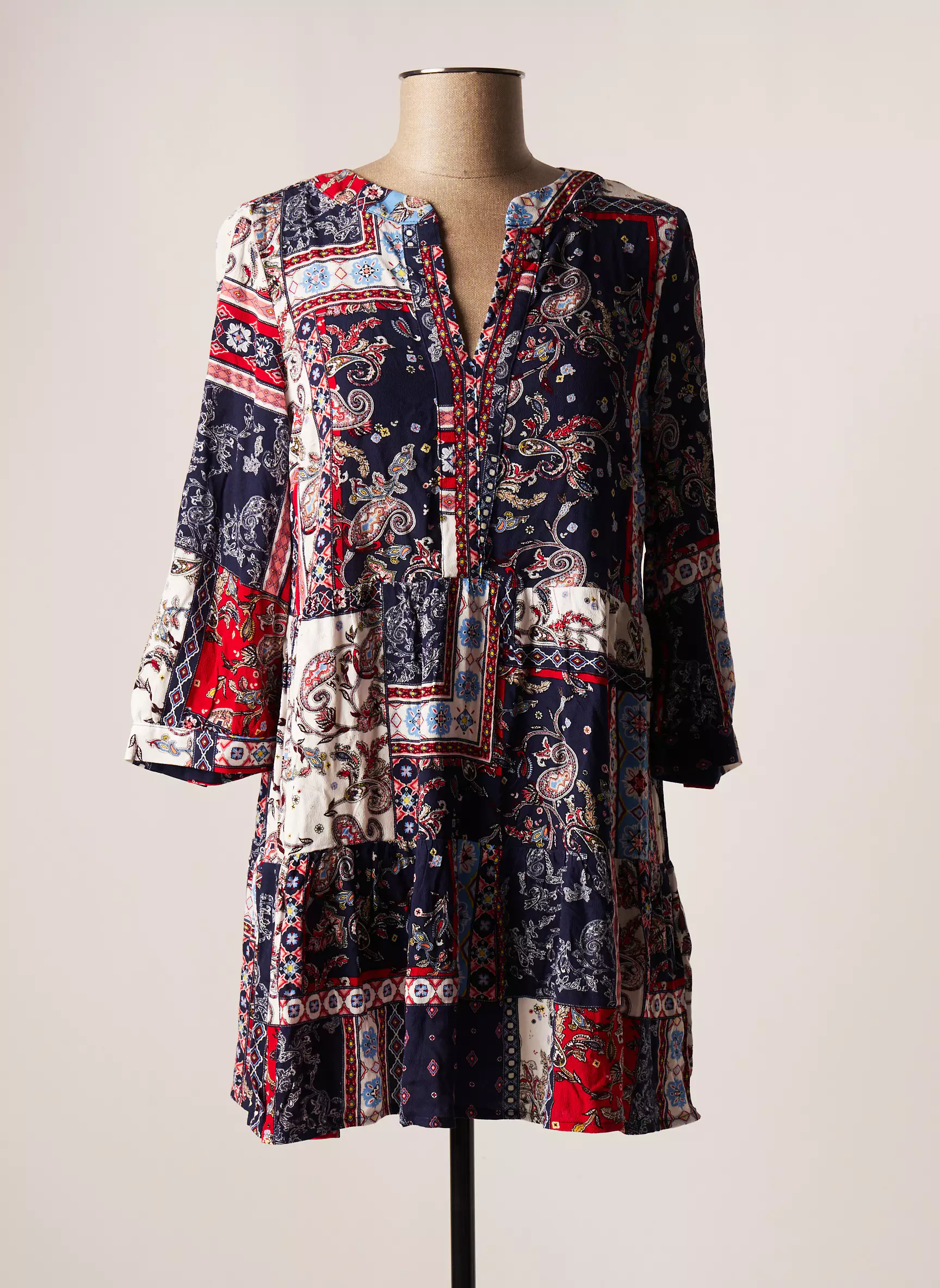 S Oliver Robes Courtes Femme couleur bleu