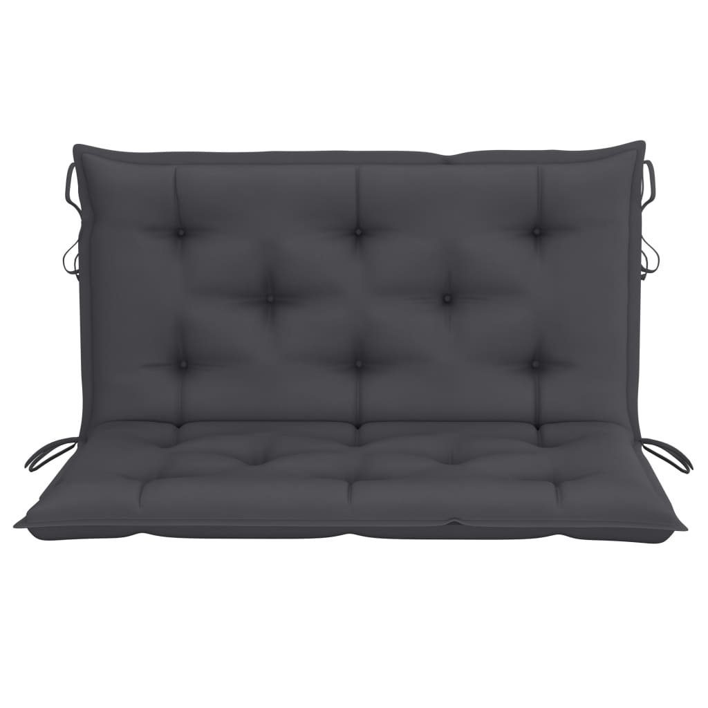 vidaXL Hollywoodschaukel Hollywoodschaukel mit Palmblättern und Kissen 202 cm Bambus, 1 tlg.