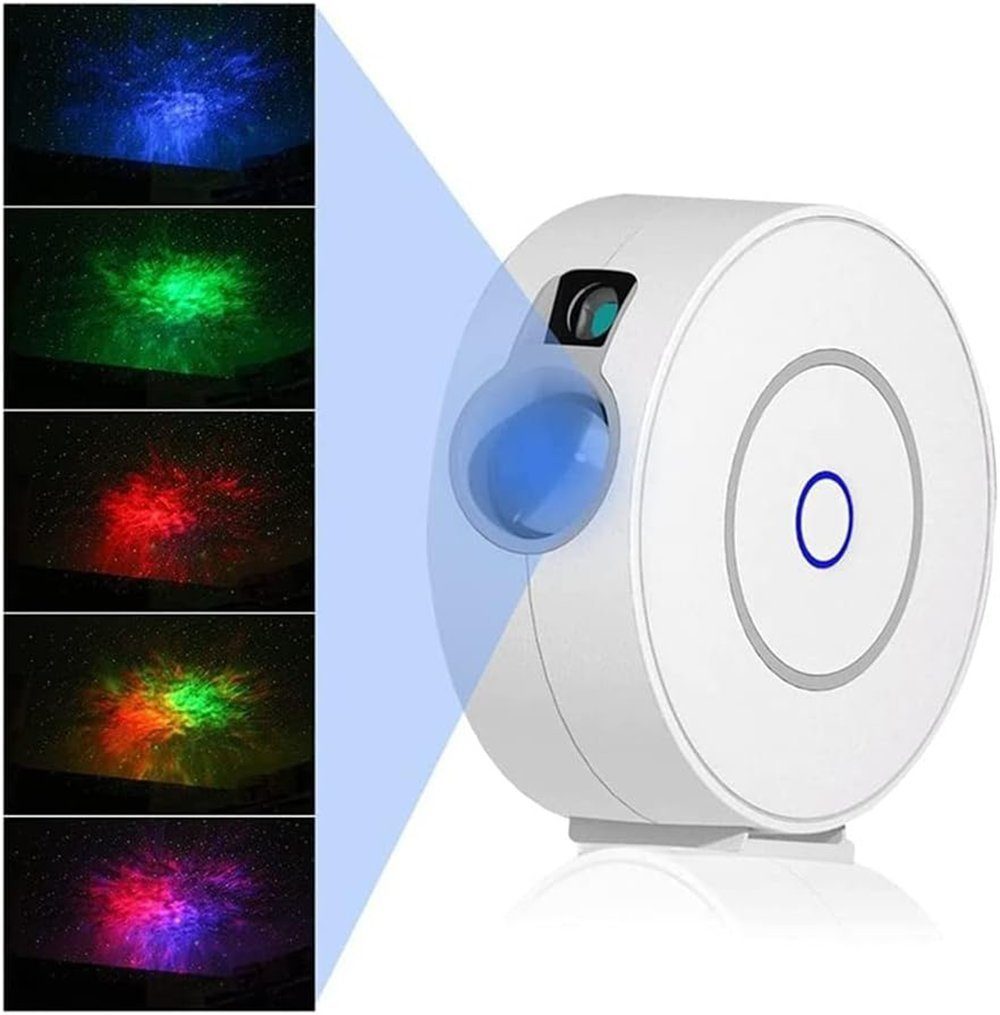 KREATE Projektionslampe Projektionslampe LED Nachtlicht Sternenhimmel, Sternenhimmelfarbe, Bunt, einfarbig, Langlebiger wiederverwendbarer Sternenlichtprojektor