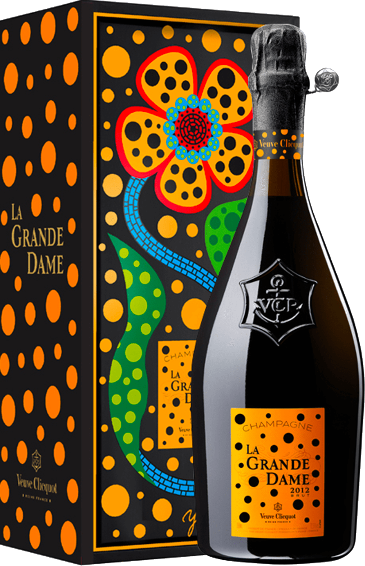 Veuve clicquot  la grande dame yayoi kusama en coffret 2012