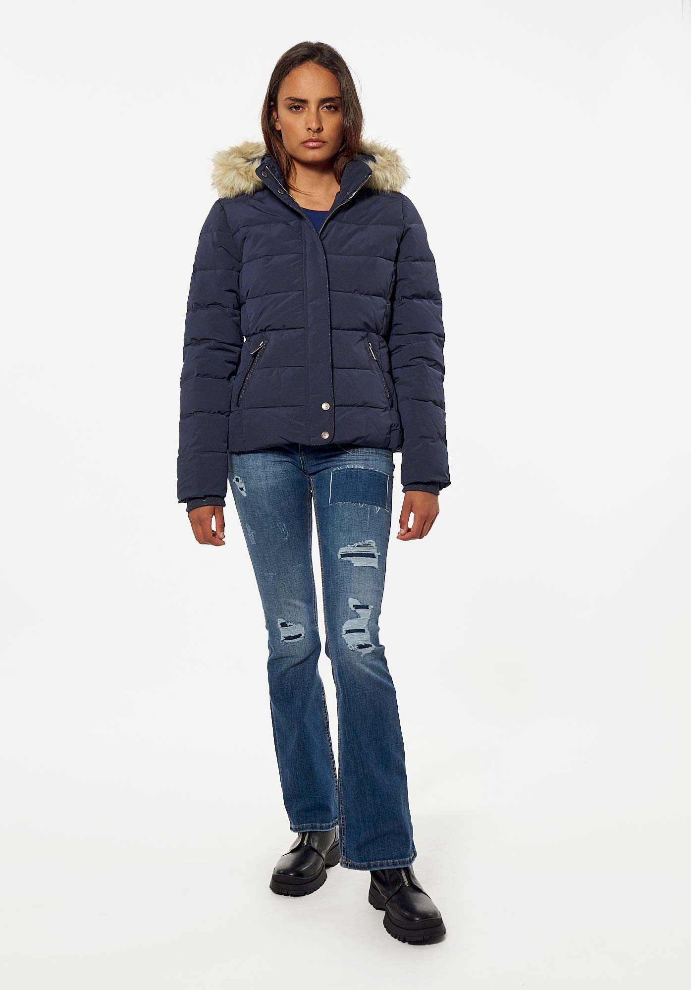 DIBBY  Doudoune bleue Femme