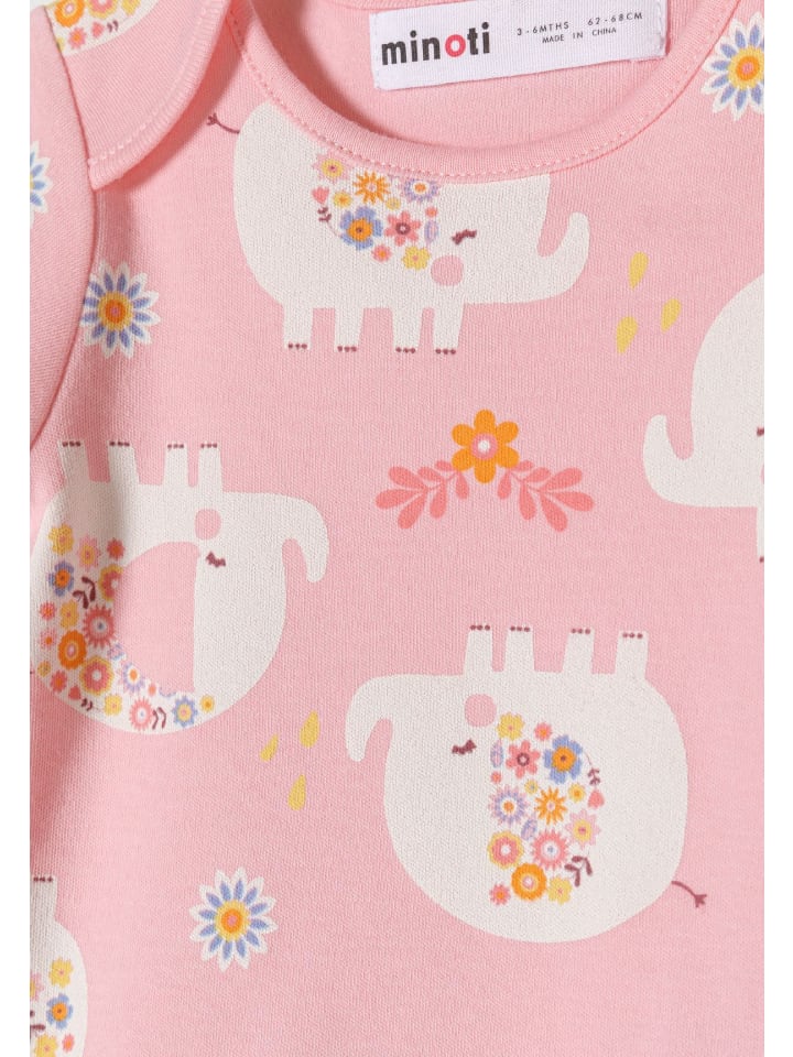 Minoti 4er. Set: Kurzarmbody 24babypack6 in hellpink günstig kaufen