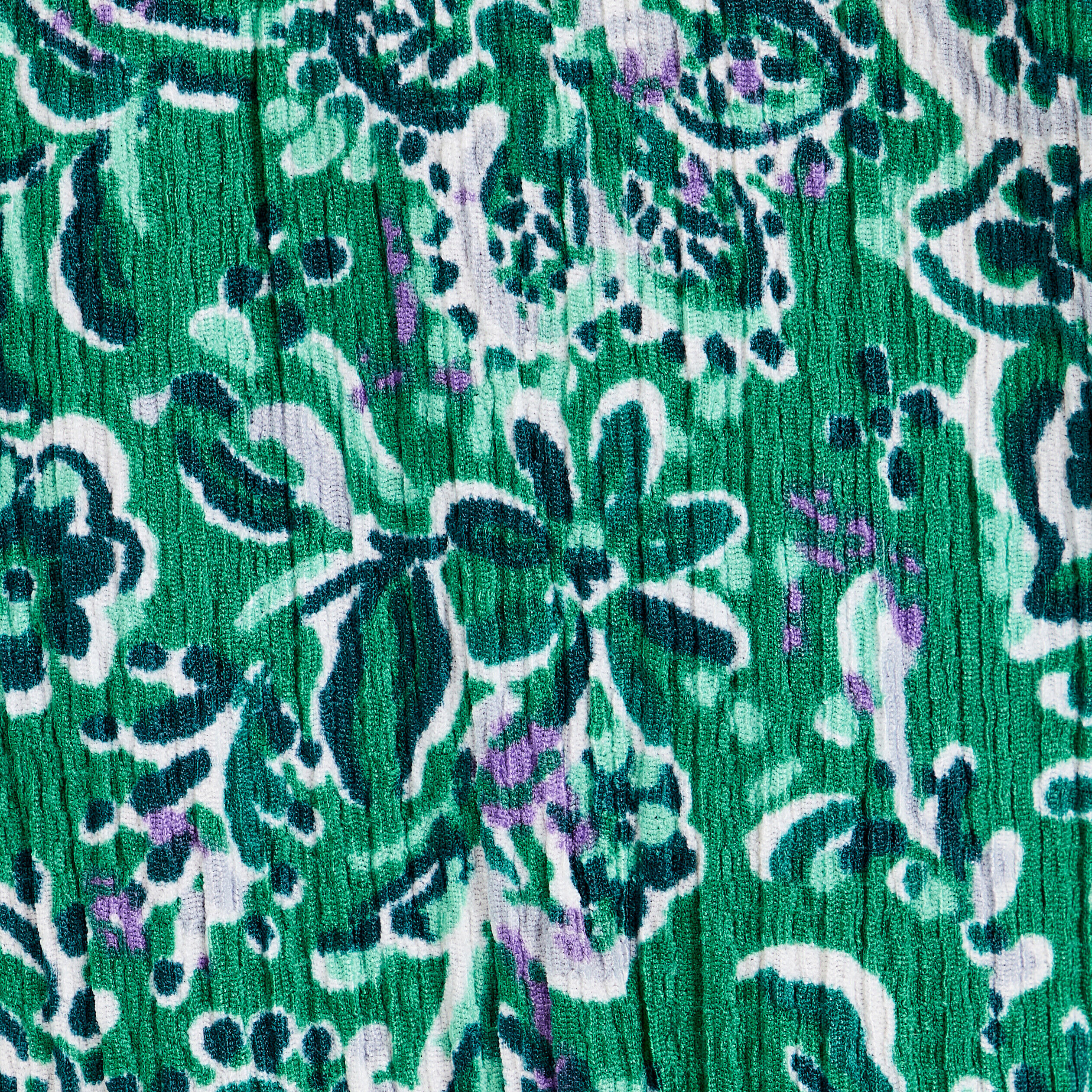 Blouse avec boutons au col vert femme | Cache Cache