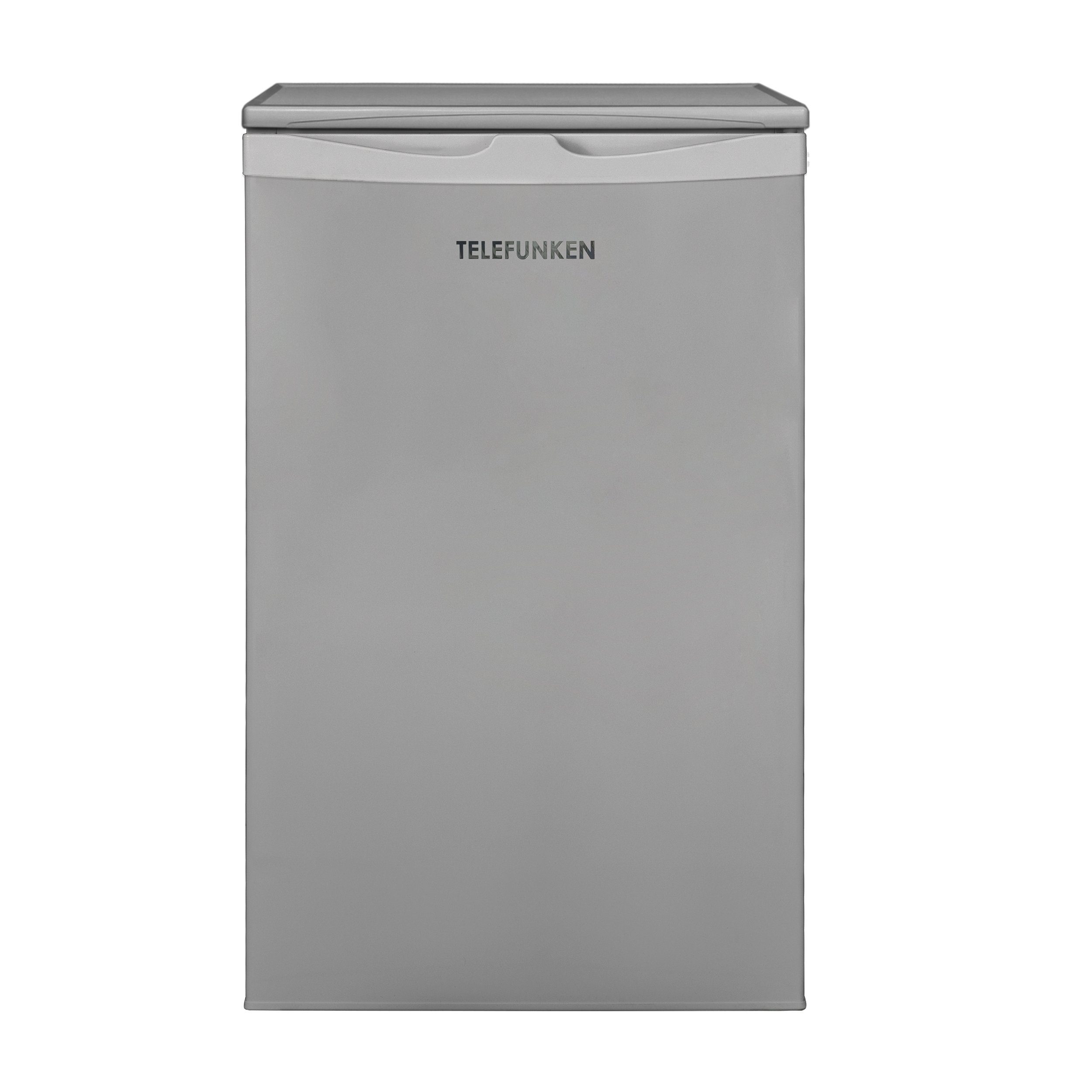 Telefunken Kühlschrank CF-32-151-S, 83.8 cm hoch, 48 cm breit, Tischkühlschrank mit Gefrierfach, 81 L Gesamt-Nutzinhalt