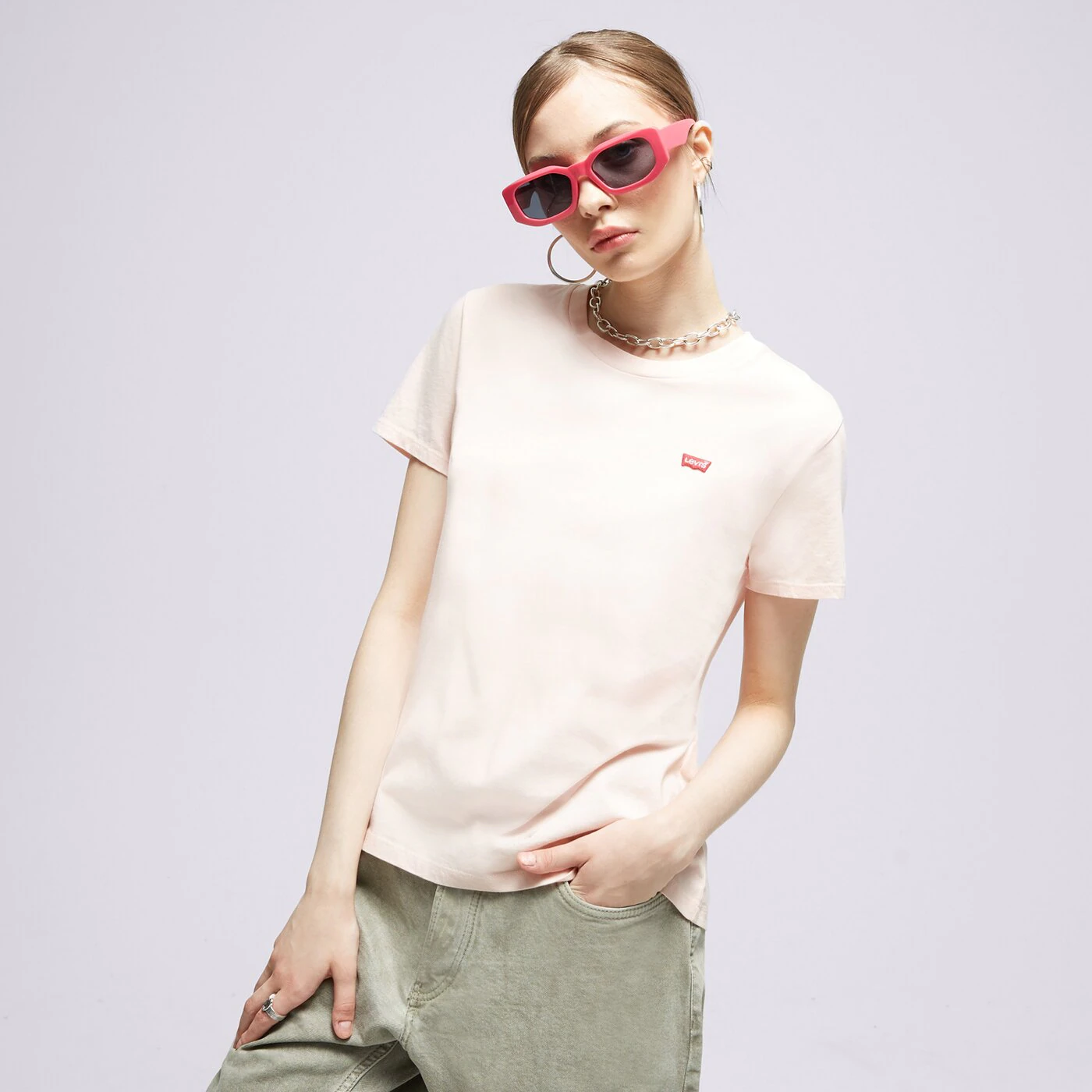 LEVI'S T-SHIRT PERFECT Rosa