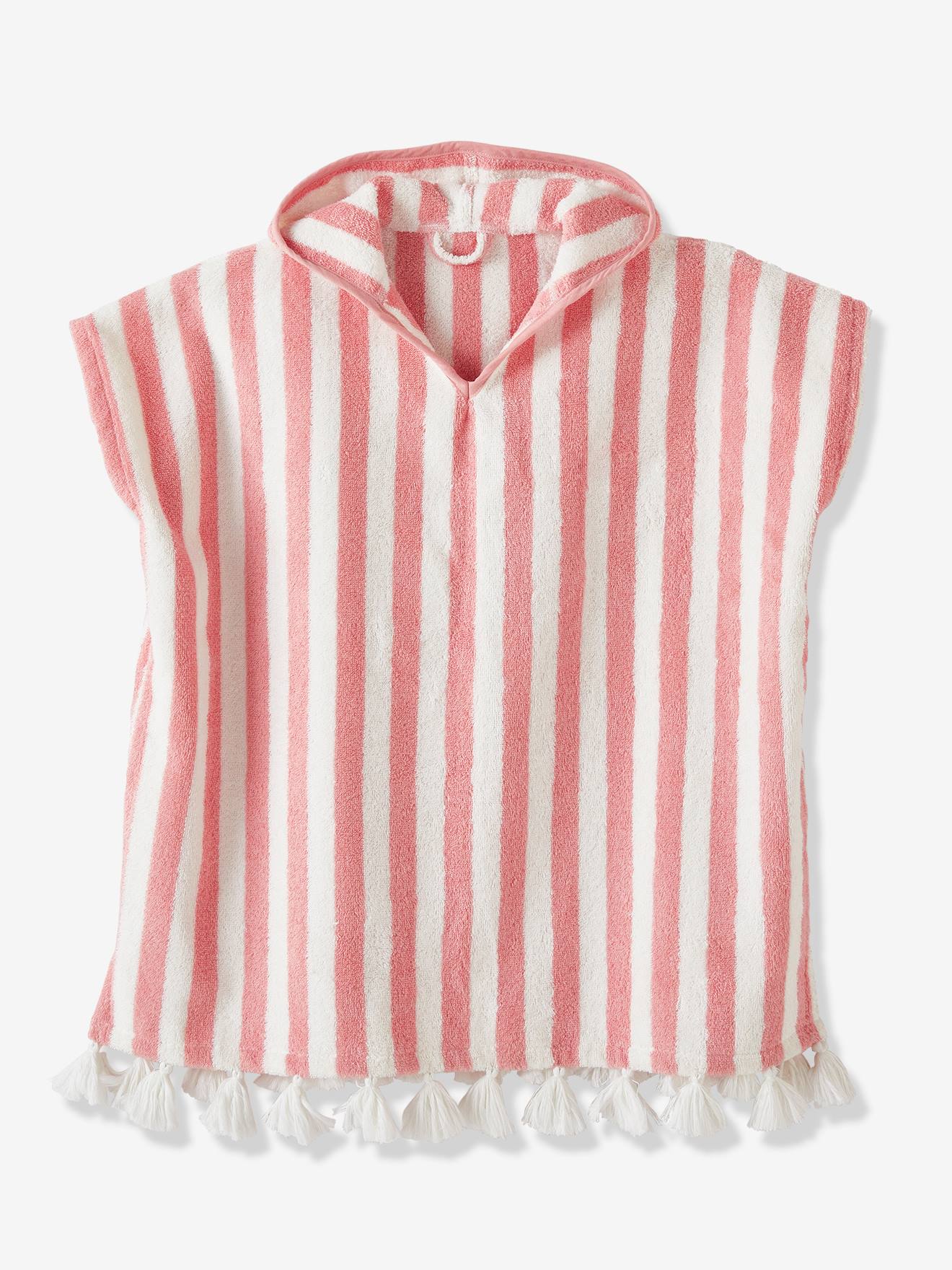 Vertbaudet Kinder Bade-Poncho, personalisierbar - grün