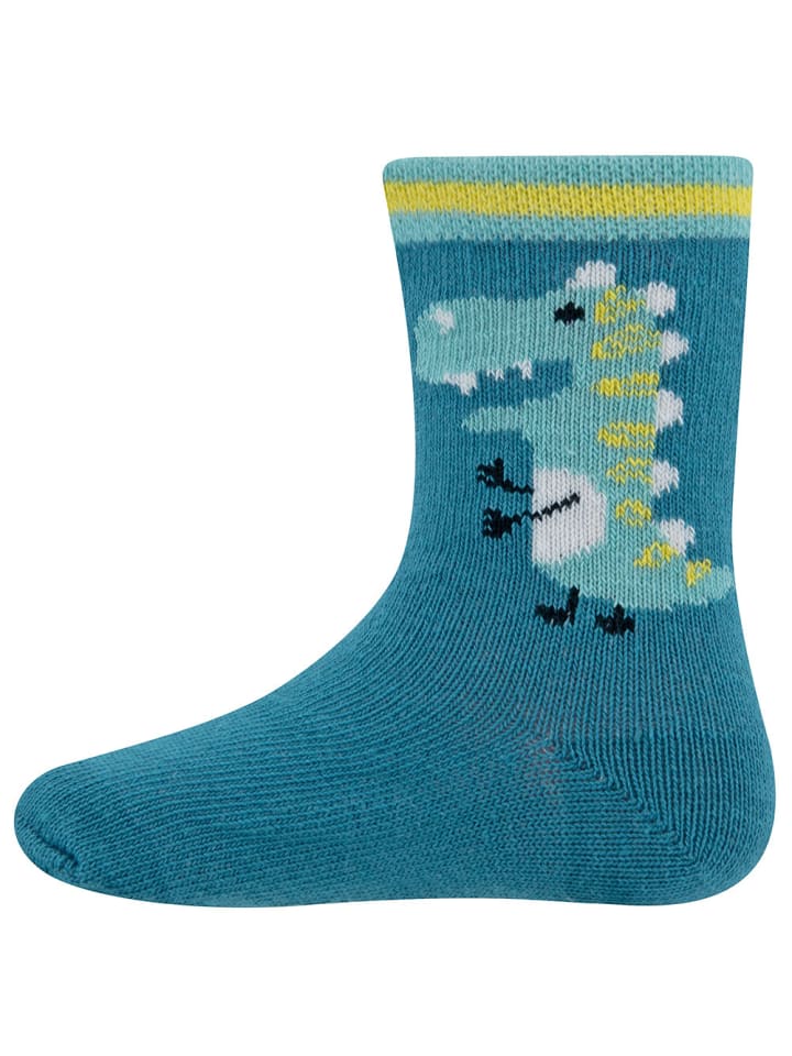 ewers 2er-Set Socken 2er Pack Dino in dust blue günstig kaufen