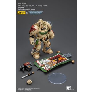 Warhammer 40k Actionfigur: Dark Angels - Deathwing Ancient with Company Banner