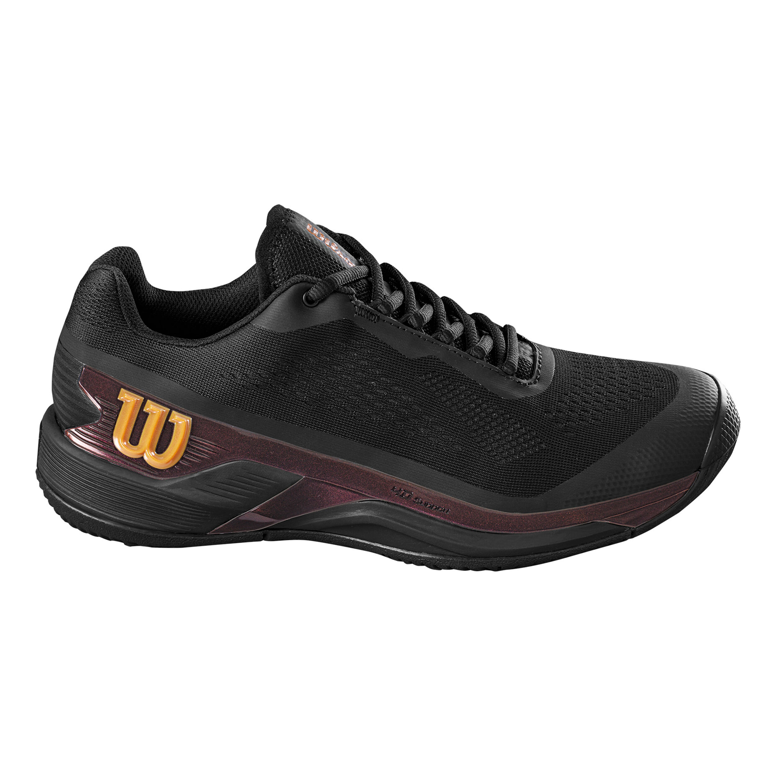 Rush Pro 4.0 Allcourtschuh Herren - Schwarz, Dunkelrot