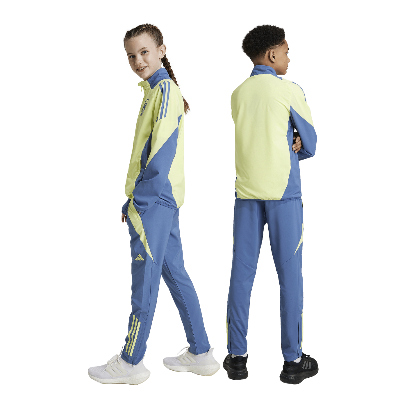 adidas Ajax Amsterdam Prematch Hose 2024/2025 Kids Blau