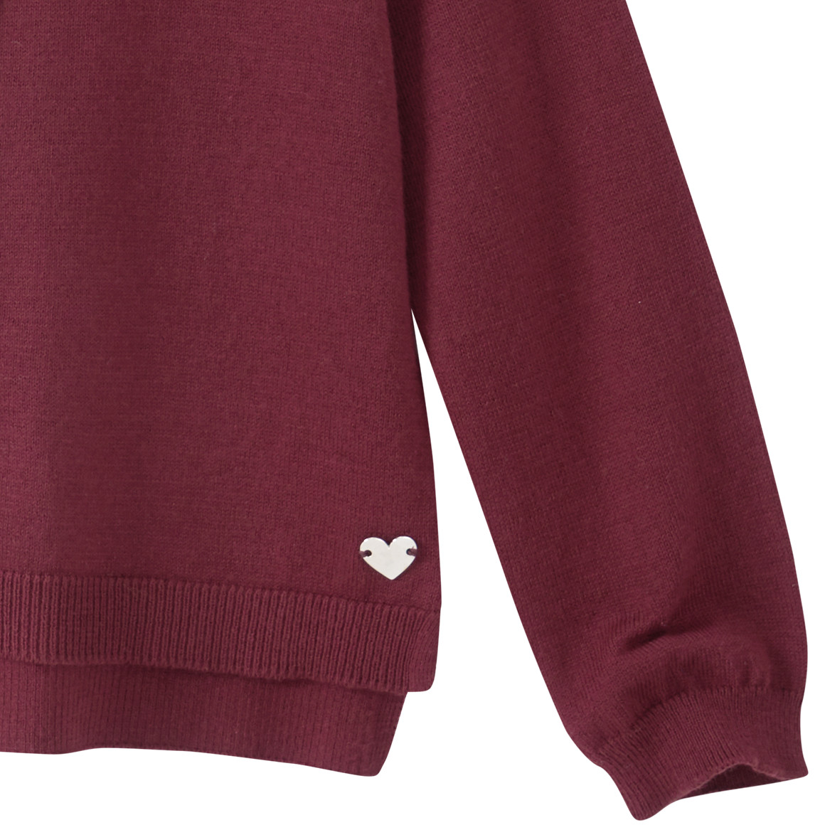 Mädchen Feinstrickjacke im Basic-Look