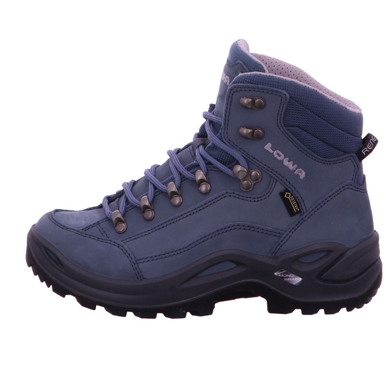LOWA Wanderschuhe blau Reneg. GTX Mid Ws graublau