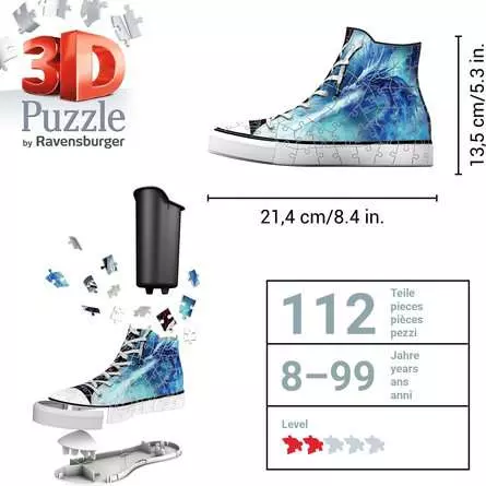 3D Puzzle Sneaker Mystische Drachen