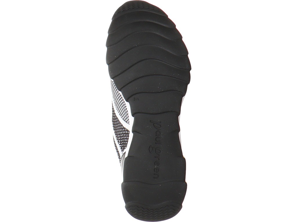 PAUL GREEN Freizeit Schnürer schwarz KNIT black
