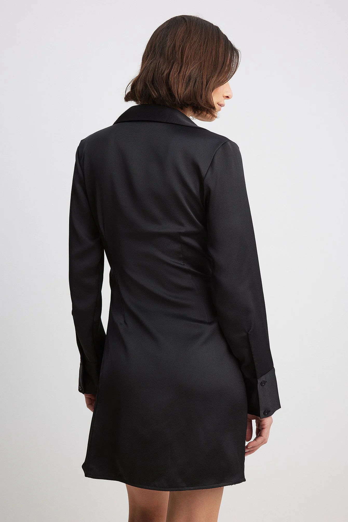 Drapiertes Wickel-Minikleid