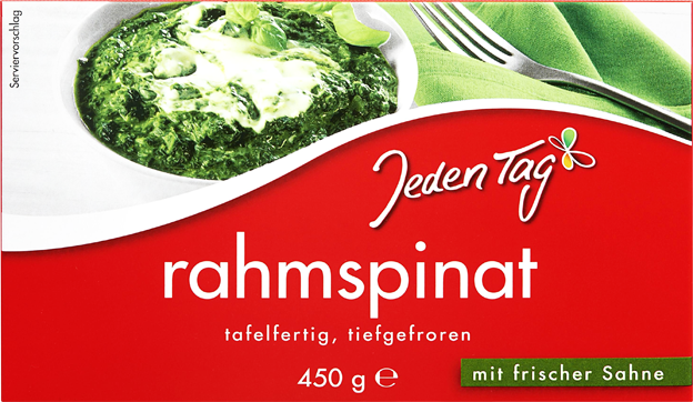 Jeden Tag Rahmspinat