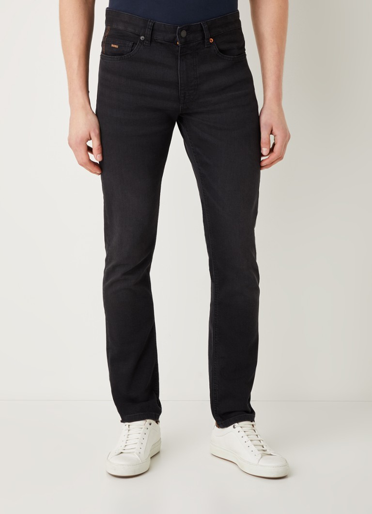Blugi HUGO BOSS Delaware Slim Fit cu efect decolorat