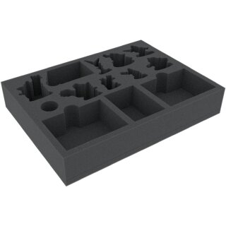 2-teiliges Feldherr Schaumstoff-Set für Warhammer Underworlds: Harrowdeep - Grundspielbox