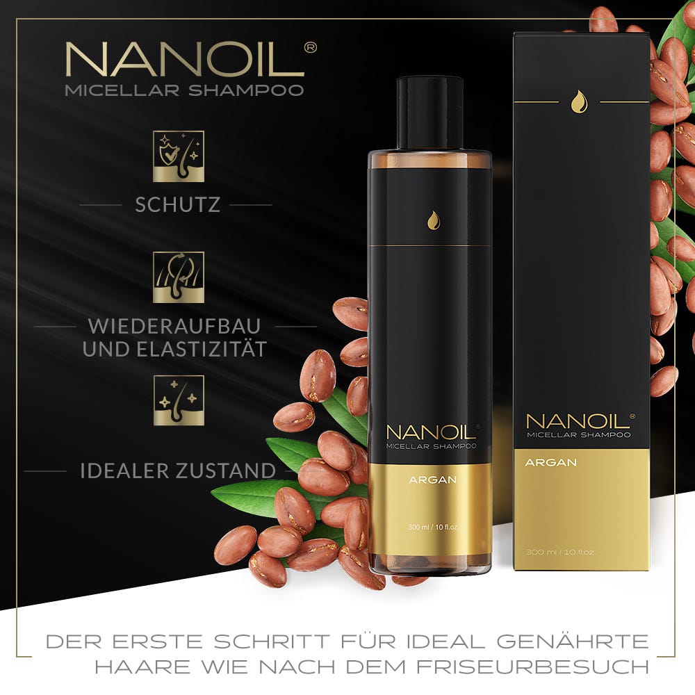 Nanoil Argan Micellar Shampoo 300 ml