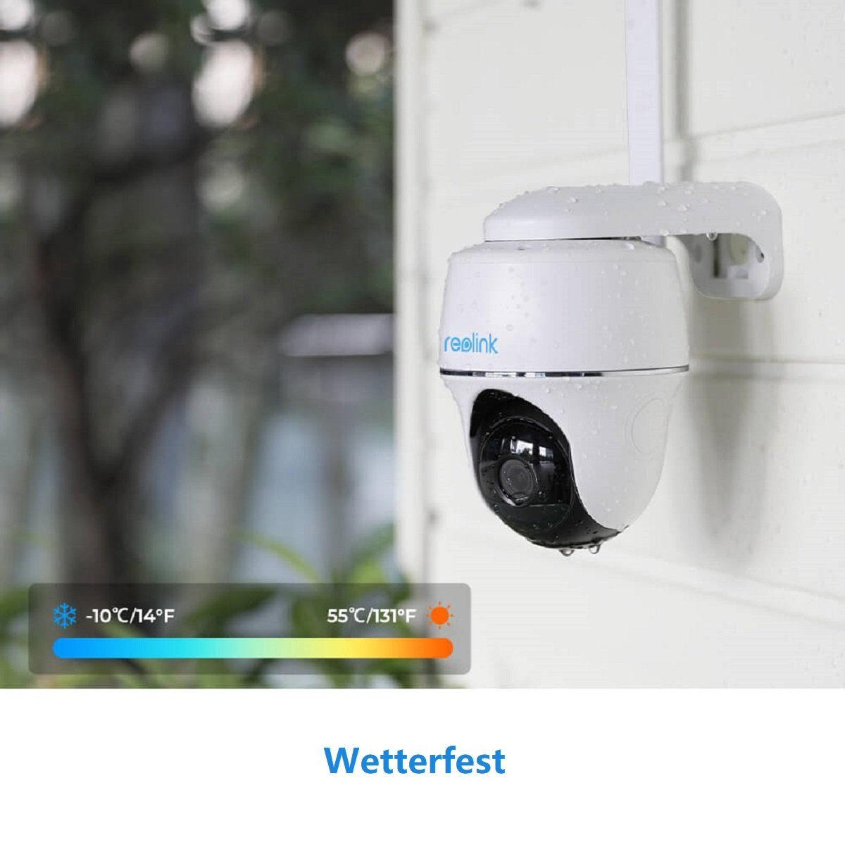 Reolink Go PT Plus+Solarpanel 4MP 3G/4G LTE 355°/140° Schwenkbare PTZ Akku Überwachungskamera (Außenbereich, Wald, Farm, Campingbus, Straße, 1-tlg., mit 32GB SD-Karte, mit SIM-Kartenslot+32GB SD Karte,Intelligenter Erkennung,IR-Nachtsicht)