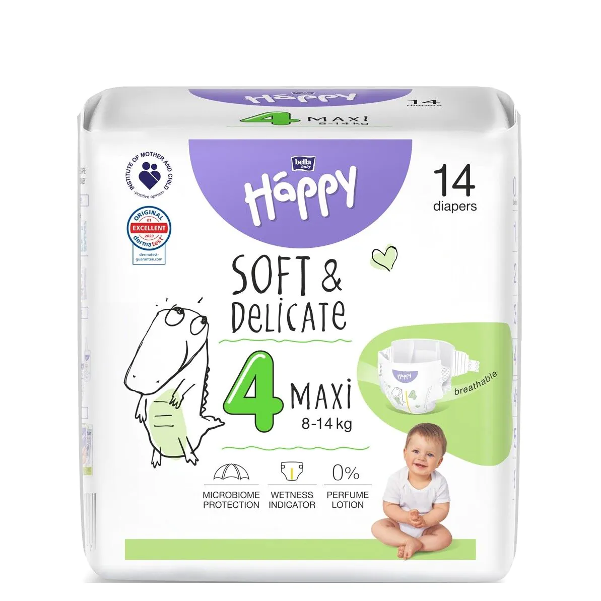 Bella Happy minkštos ir subtilios maksi sauskelnės