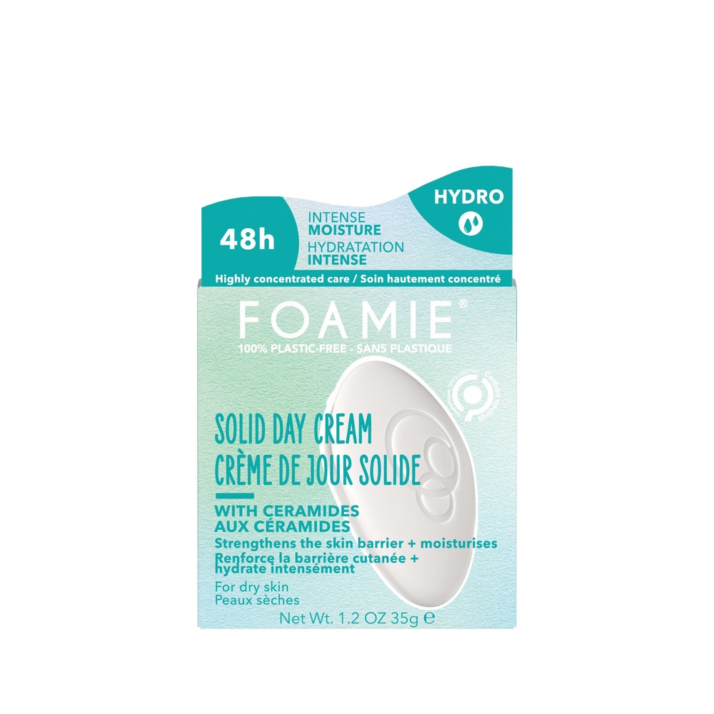 Foamie Crème visage de jour hydratante Crème visage solide