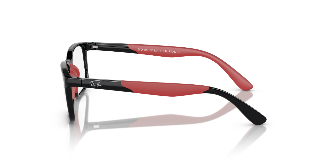 RB1621 OPTICS KIDS BIO-BASED - Negru lucios pe roșu